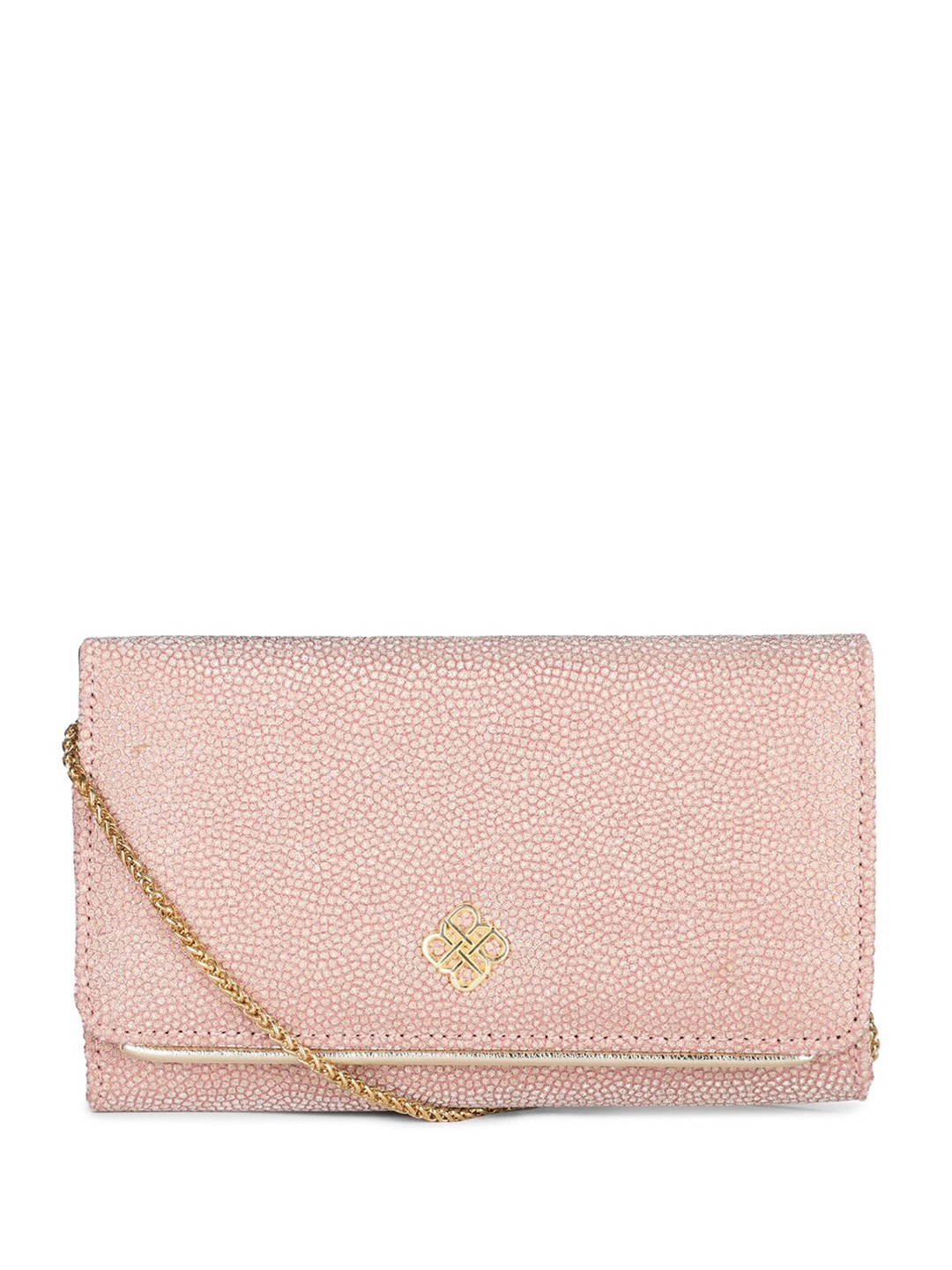

Marie Claire Textured Leather Purse Clutch, Pink