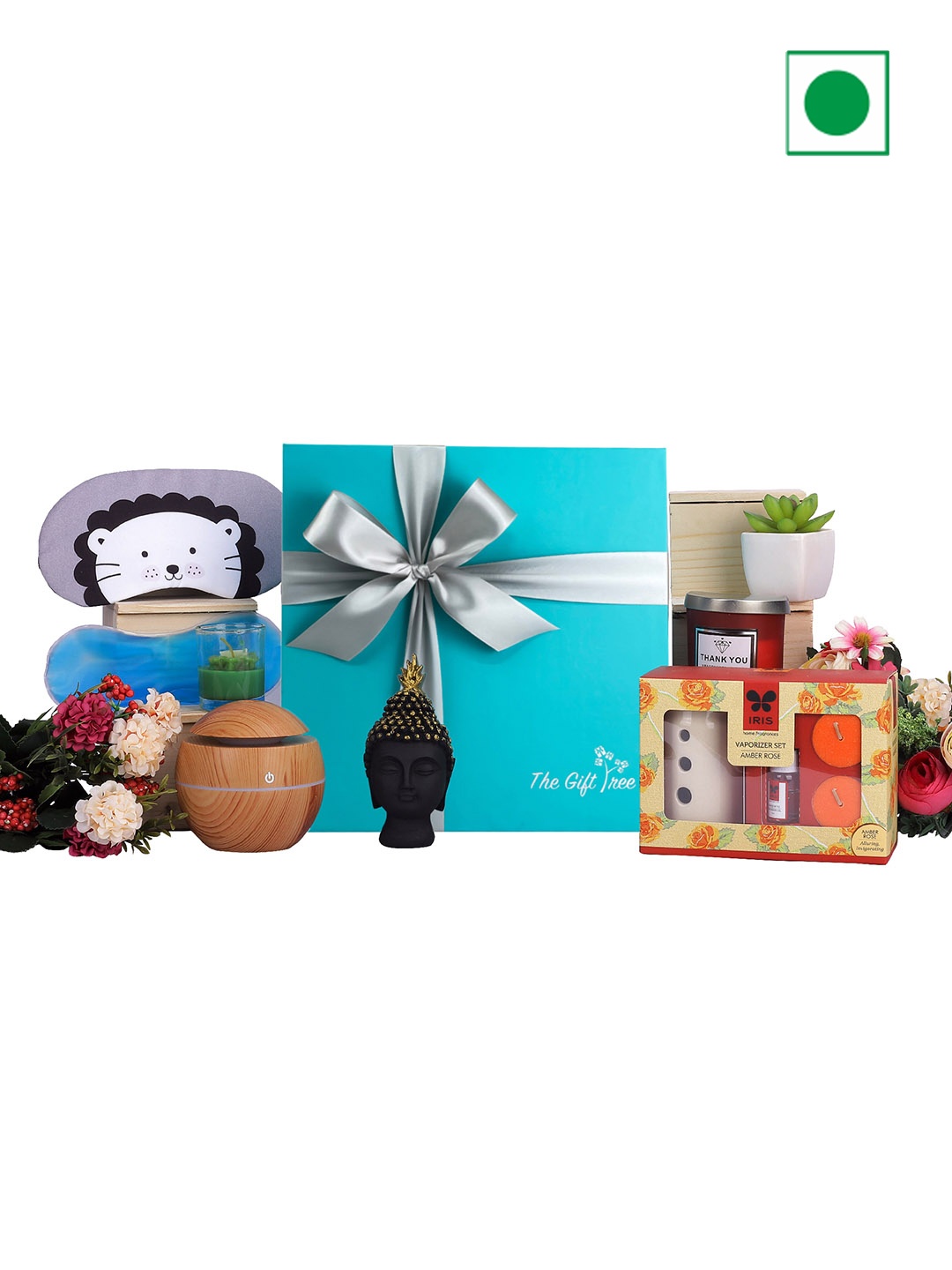 

The Gift Tree Pack Of 7 Peace & Relax Gift Box, Red