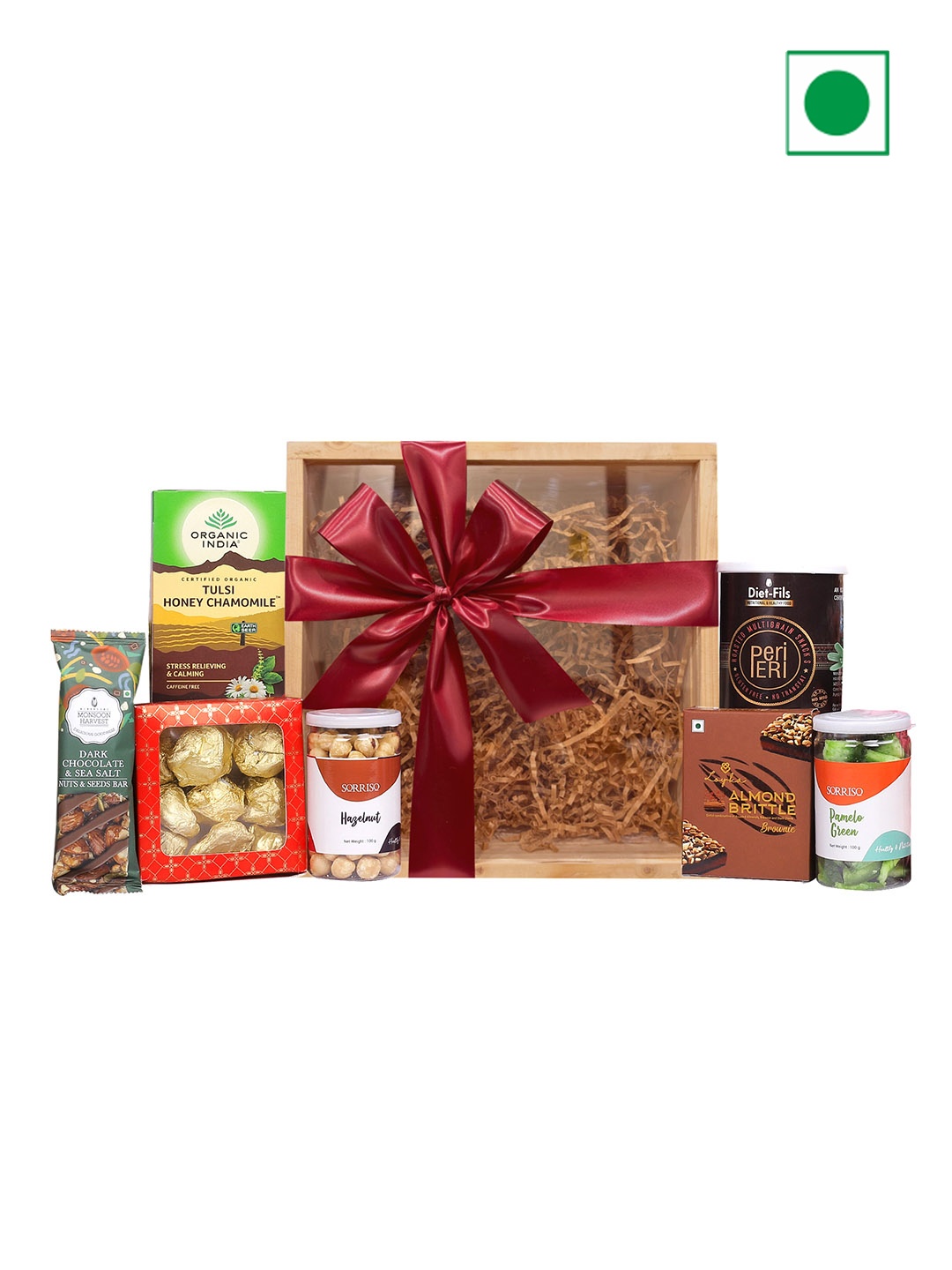 

The Gift Tree Tea & Chocolate Gift Hamper, Red