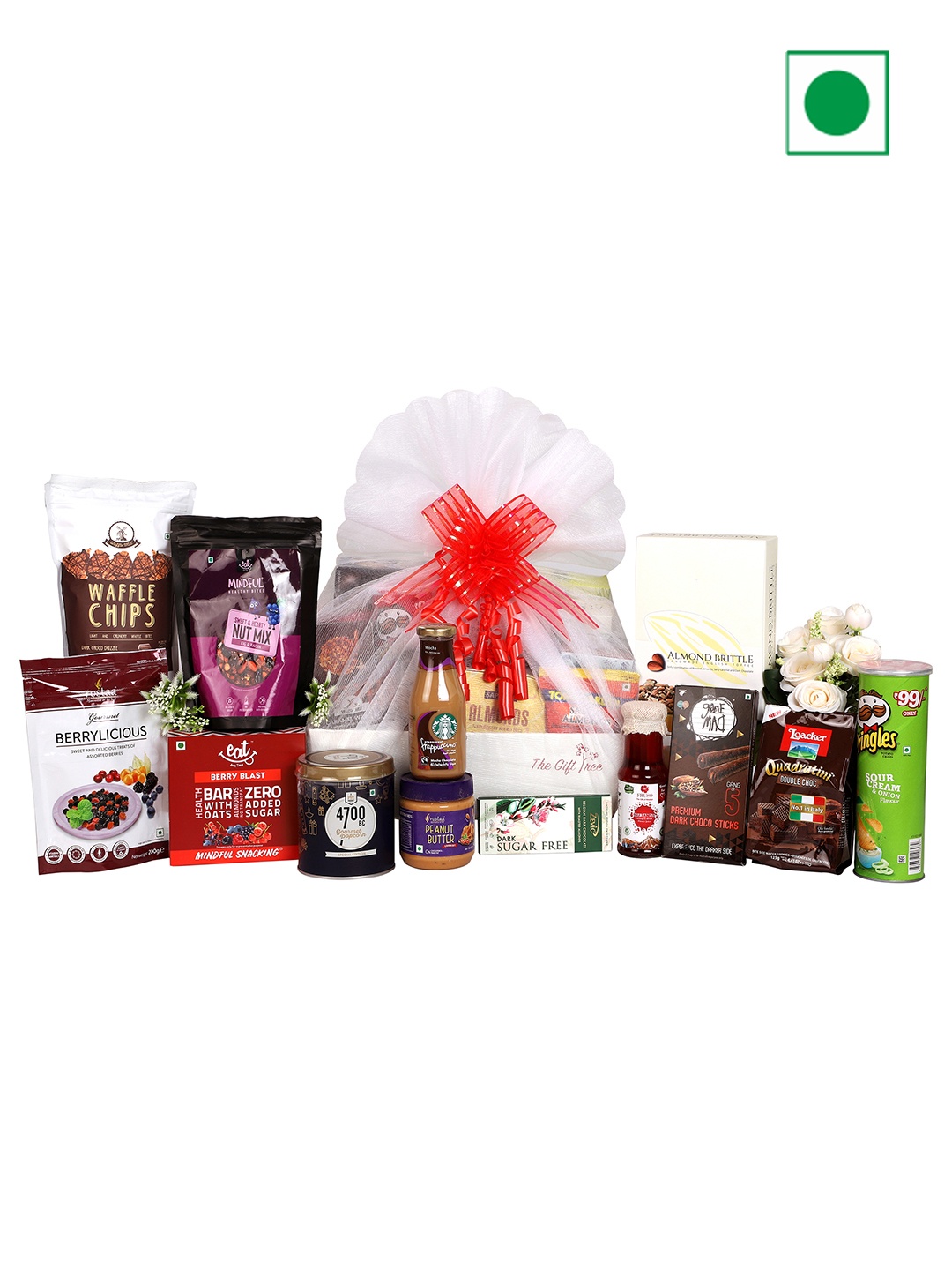 

The Gift Tree Luxury Chocolate Dry Fruit Hamper, Red