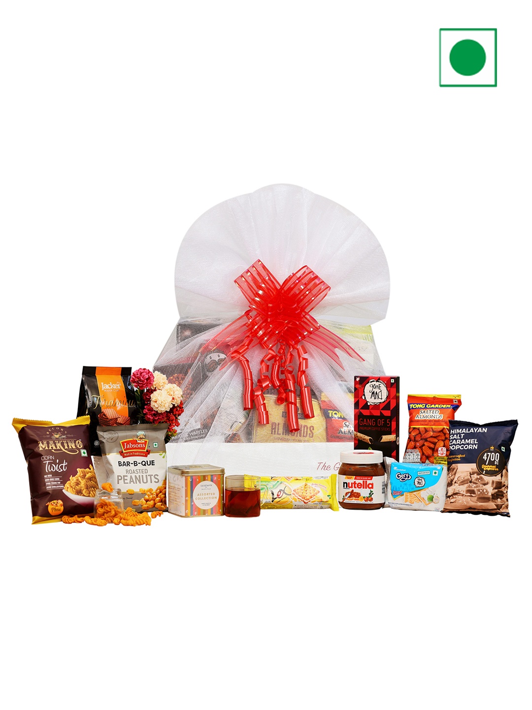 

The Gift Tree Tea Delight Gift Hamper, Brown