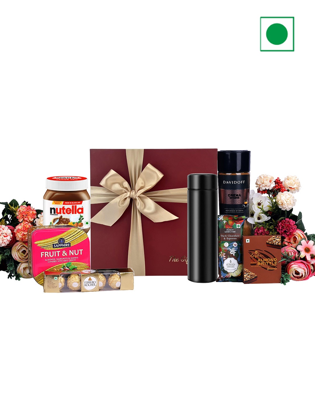 

The Gift Tree Coffee & Chocolates Gift Hamper, Red