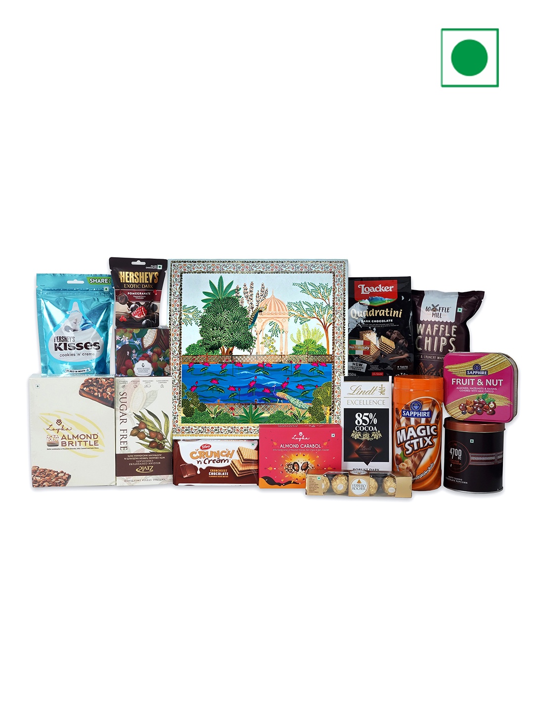 

The Gift Tree Exotic & Dark Chocolate Hamper, Red