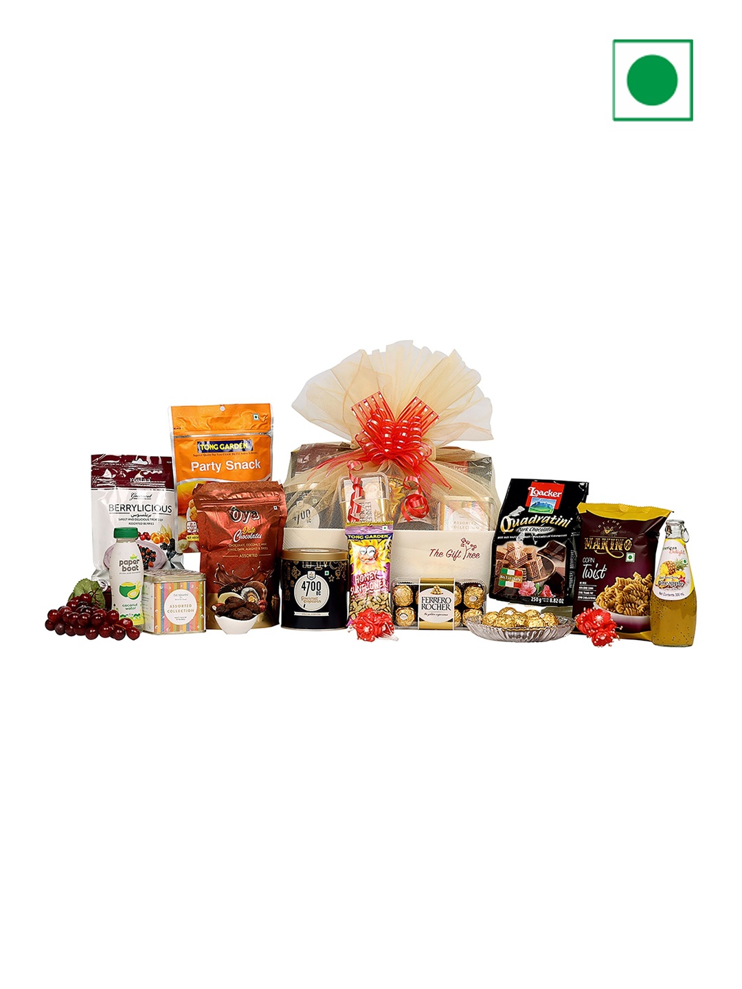 

The Gift Tree 13Pcs Ultimate Indulgence Gift Hamper, Red