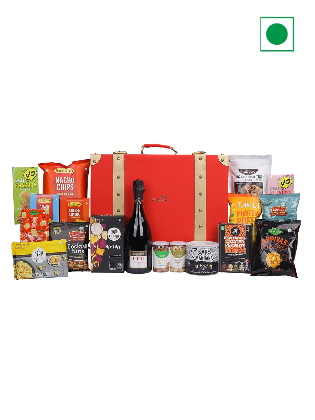 

The Gift Tree Healthy Snacks & Savouries Gift Set, Red