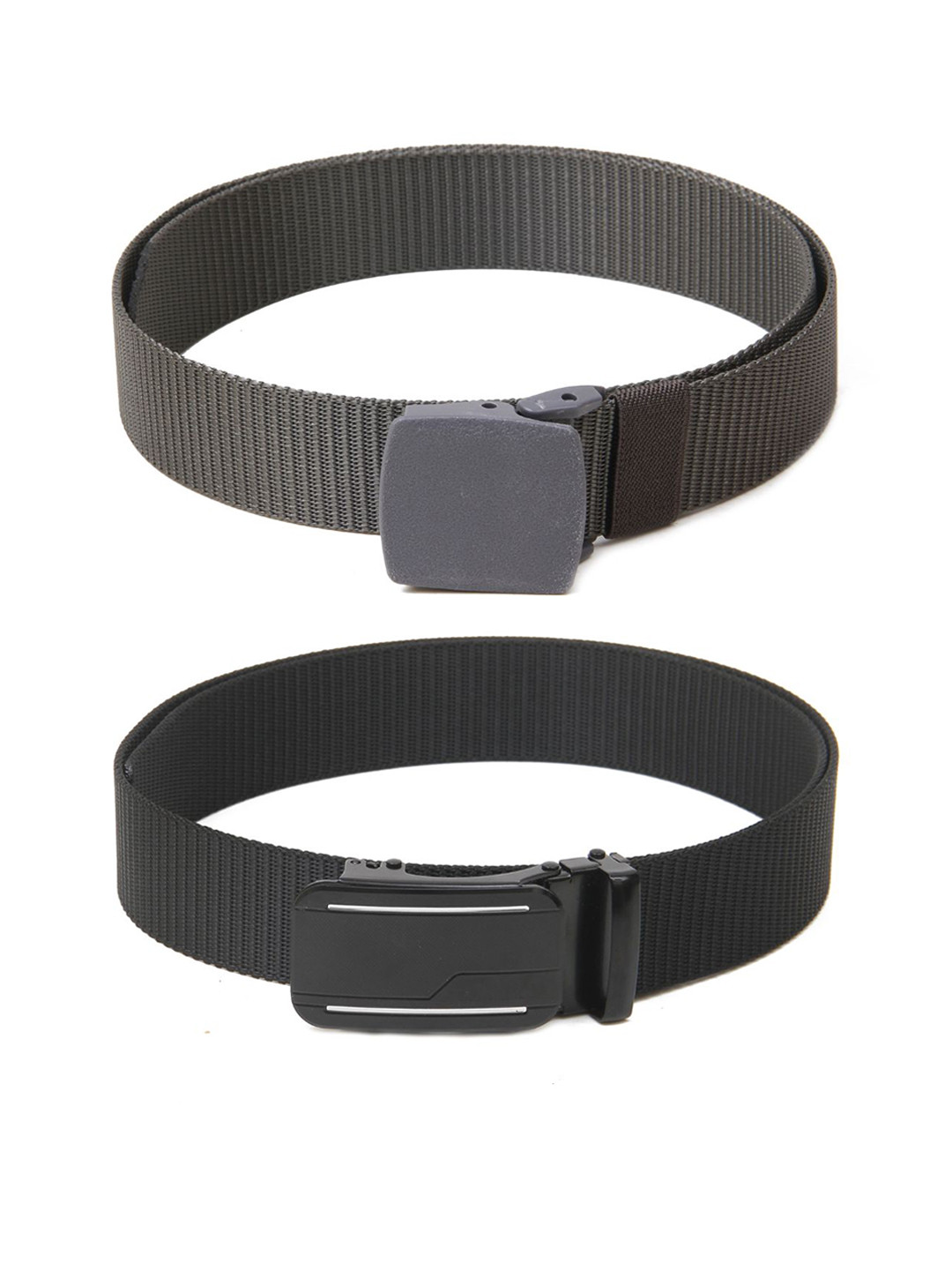 

Calvadoss Set of 2 Men Canvas Belt, Grey