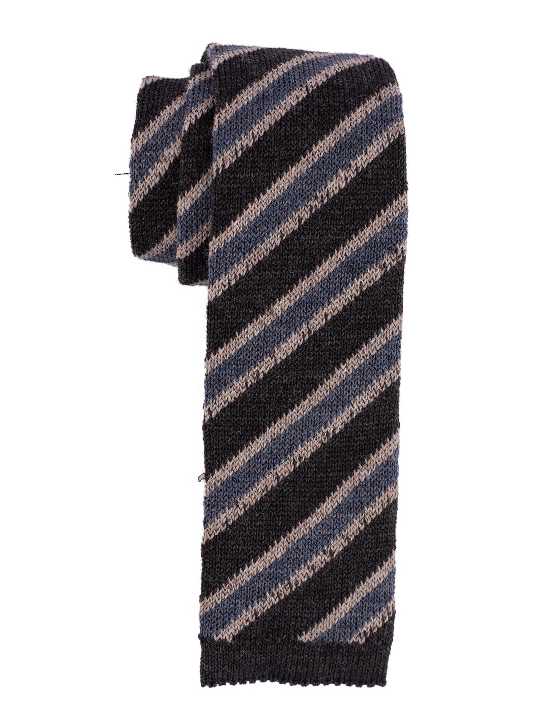 

The Tie Hub Men Striped Broad Tie, Green
