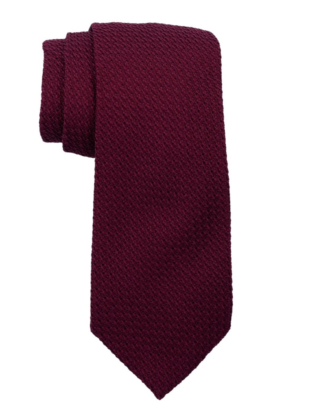 

The Tie Hub Men Woven Design Broad Tie, Maroon