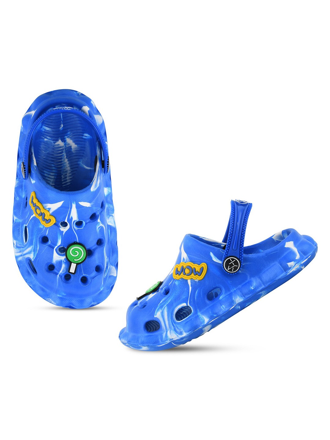 

Smartots Kids Unique Stylish Printed Clogs, Blue