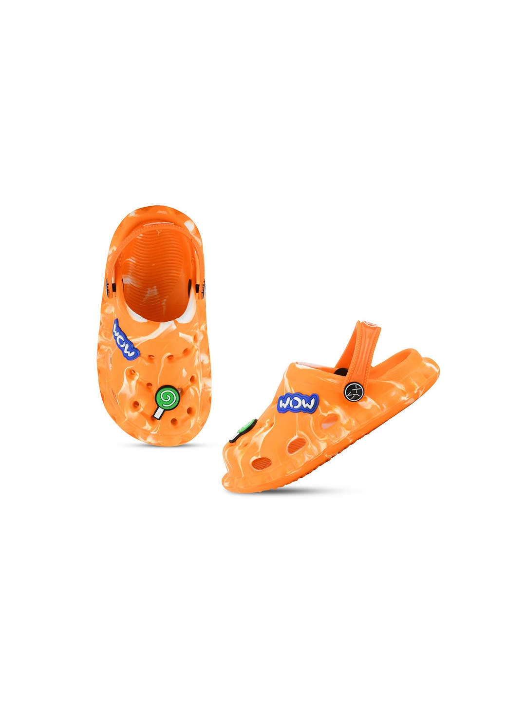 

Smartots Kids Printed Croslite Clogs, Orange