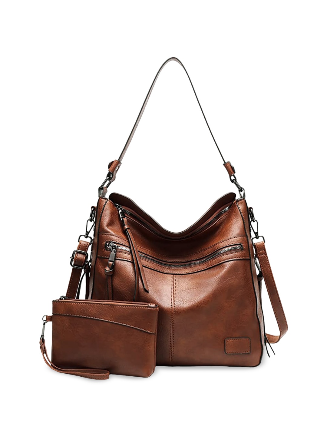 

Palay Printed Shopper Handheld Bag, Brown