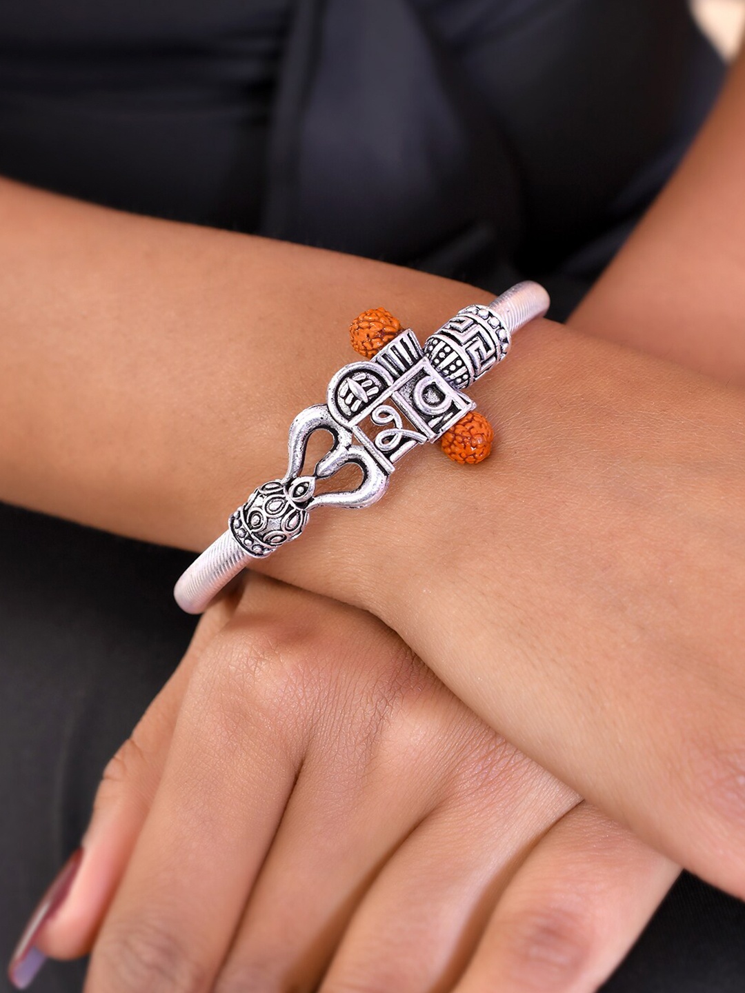 

Silvermerc Designs Silver-Plated Kada Bracelet