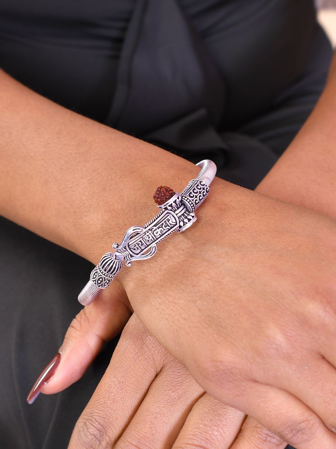 

Silvermerc Designs Silver Plated Kada Bracelet