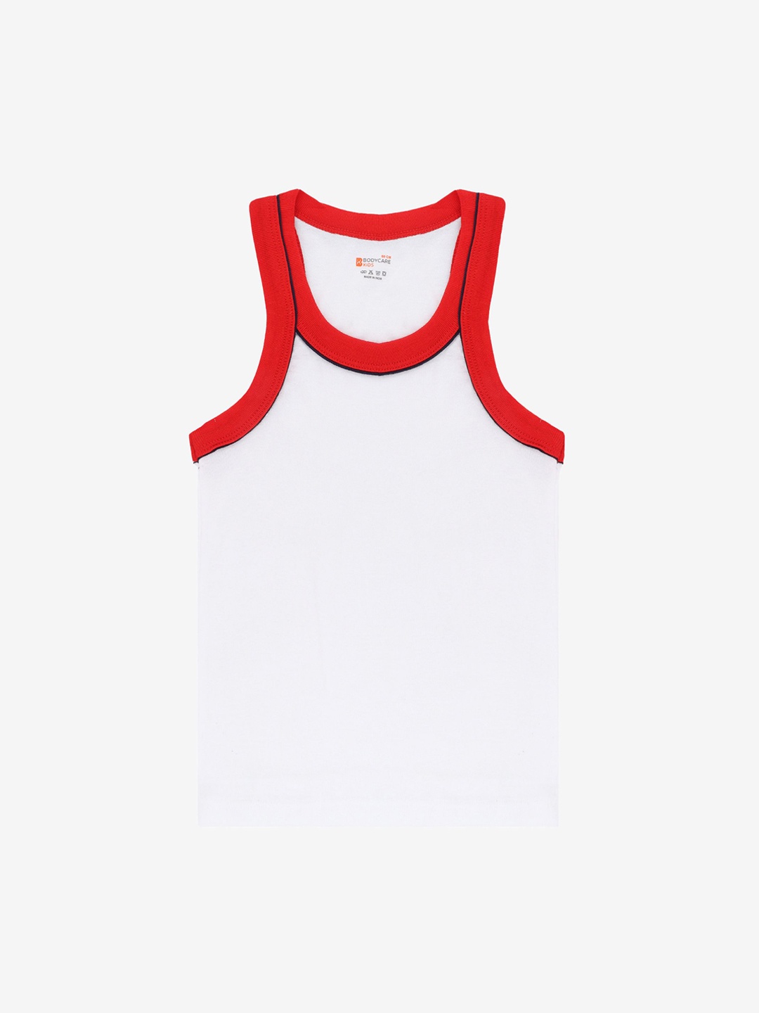 

Bodycare Boys Basic Round Neck Sleeveless Cotton Basic Vest, White