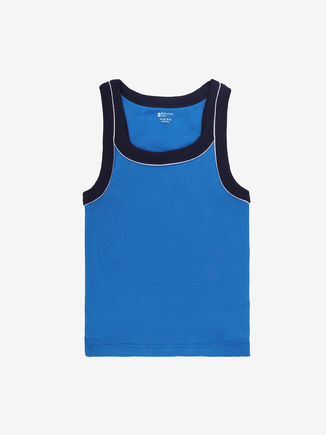 

Bodycare Boys Colourblocked Pure Cotton Innerwear Basic Vests-KGA2014RB-PK001, Blue