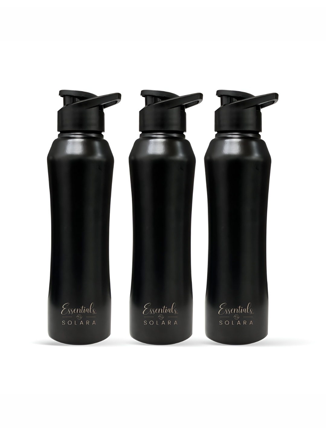 

Solara Black 3 Pieces Stainless Steel Wall Vacuum Water Bottles 1 L