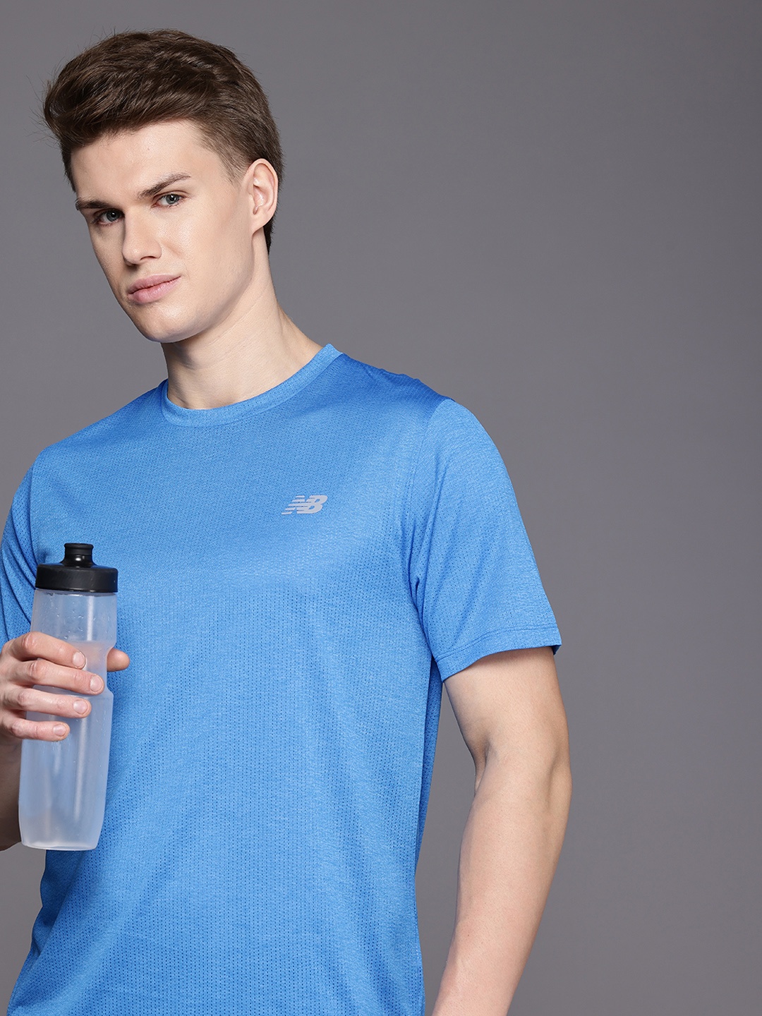 

New Balance Self Design Sports T-shirt, Blue