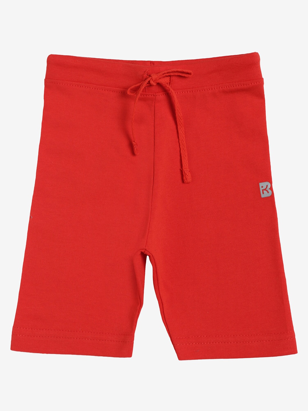 

Bodycare Girls Mid Rise Cotton Capris, Red