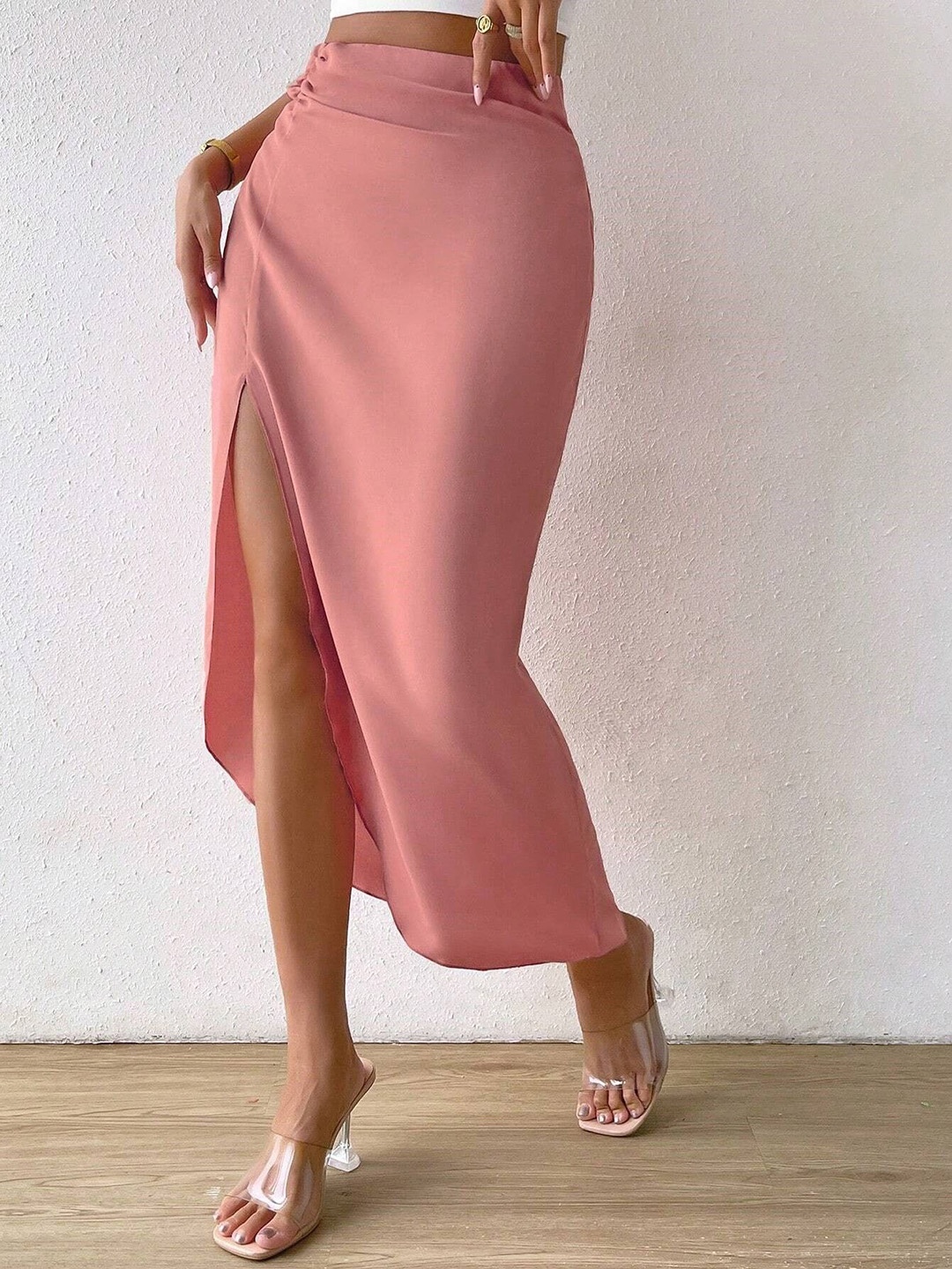 

StyleCast Pencil Maxi Skirt, Pink