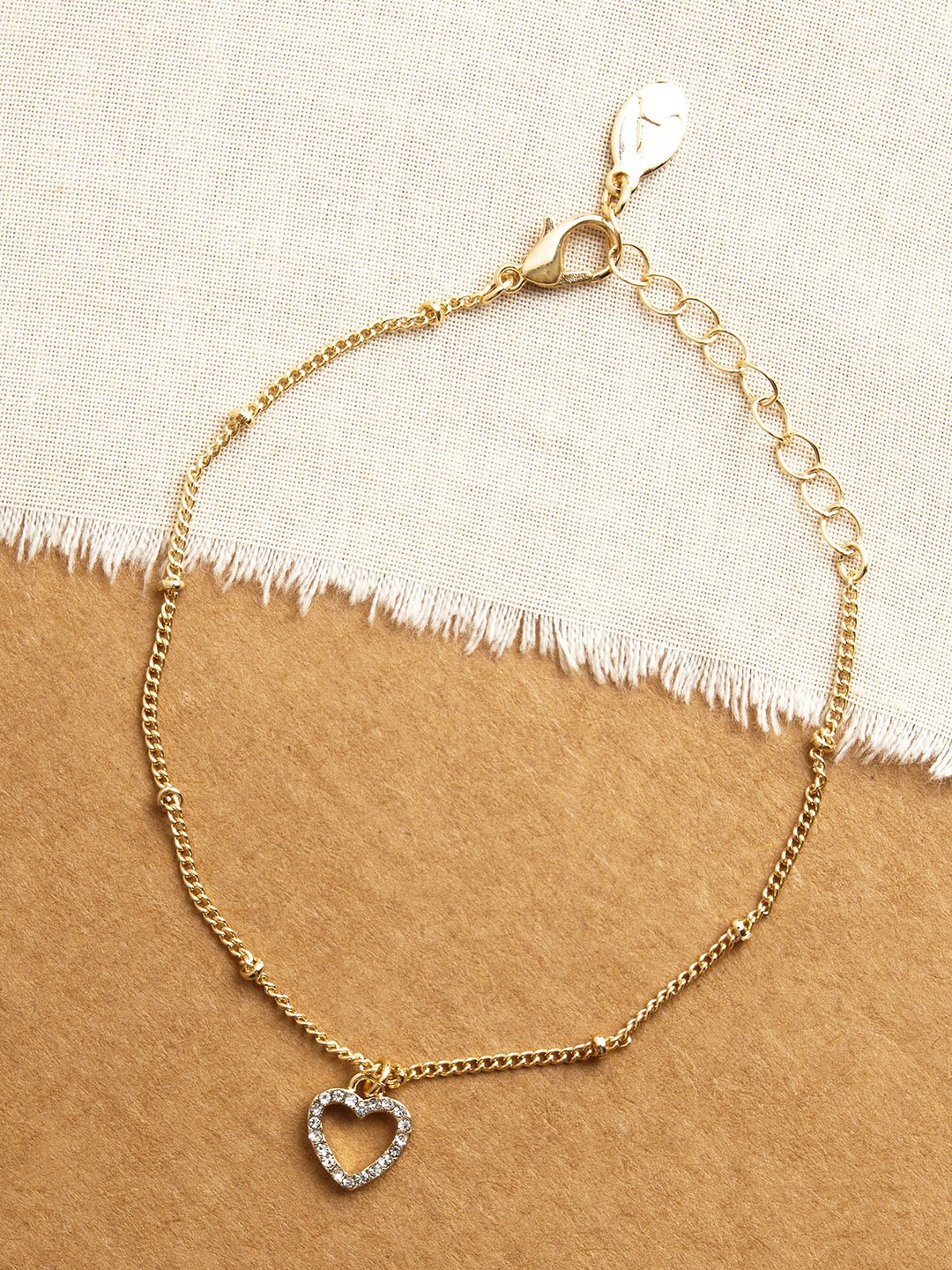 

Accessorize Crystals-Studded Wraparound Bracelet, Gold