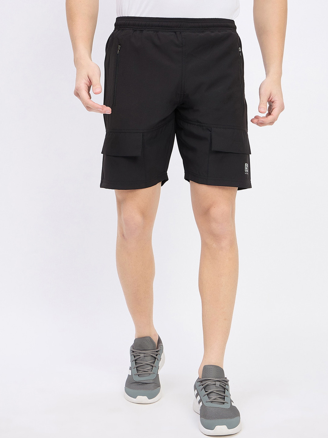 

Duke Sports Regular Fit Pocket Shorts, Black