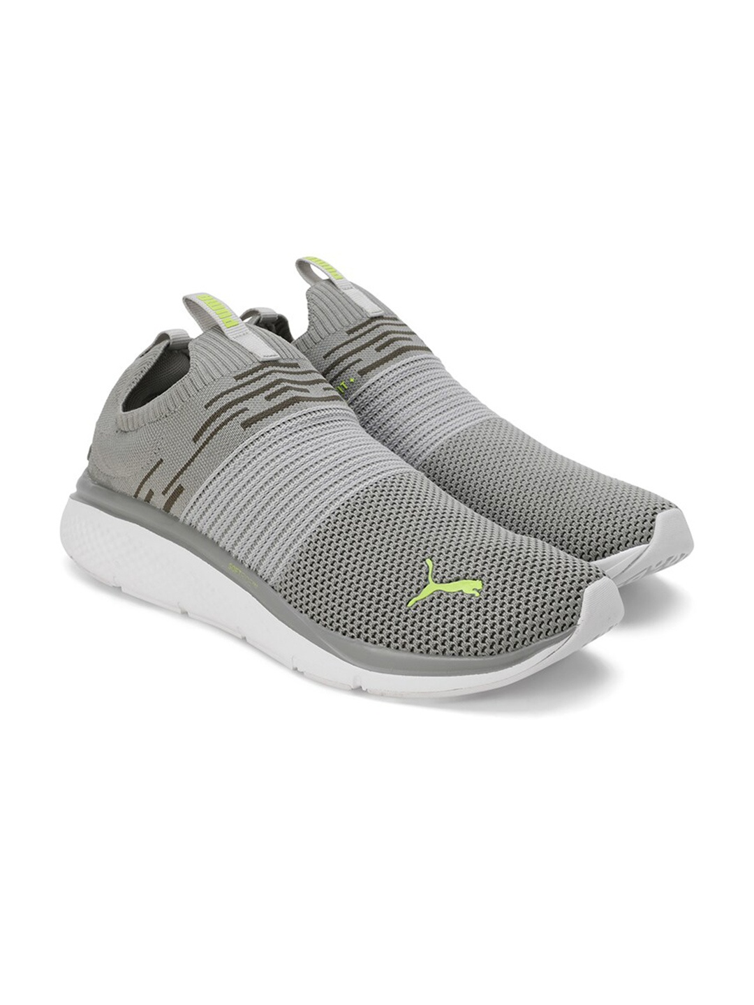 

Puma Softride Pro Echo Men Textured Running Sports Shoes, Grey