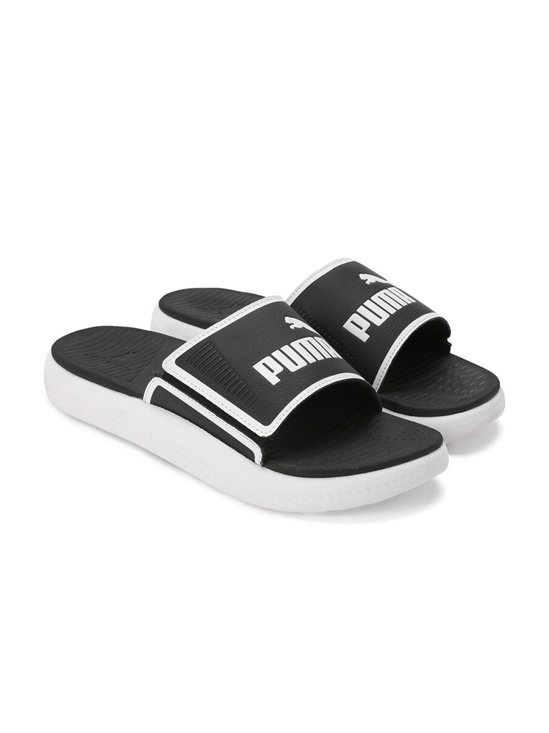

Puma Men Softride Slides, Black
