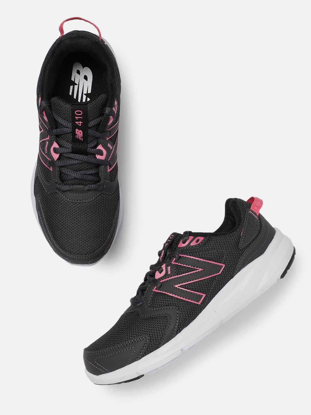 

New Balance Women Woven Design 410v7 Running Shoes, Black