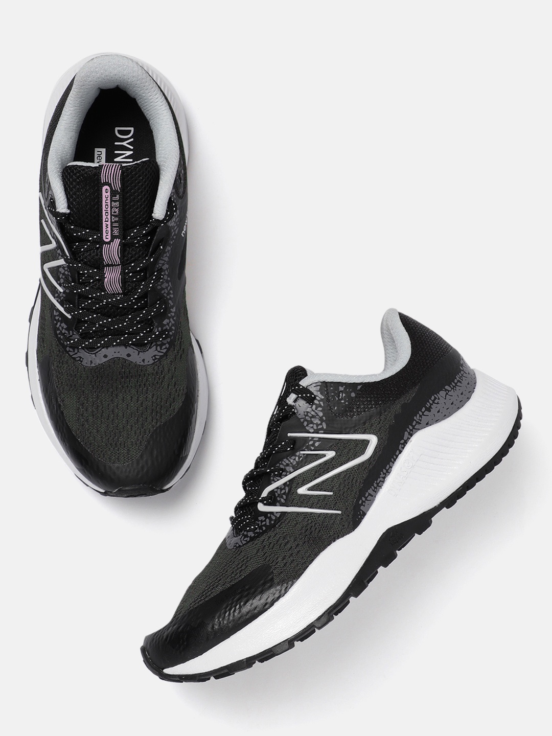 

New Balance Women Woven Design DynaSoft Nitrel V5 Running Shoes, Black