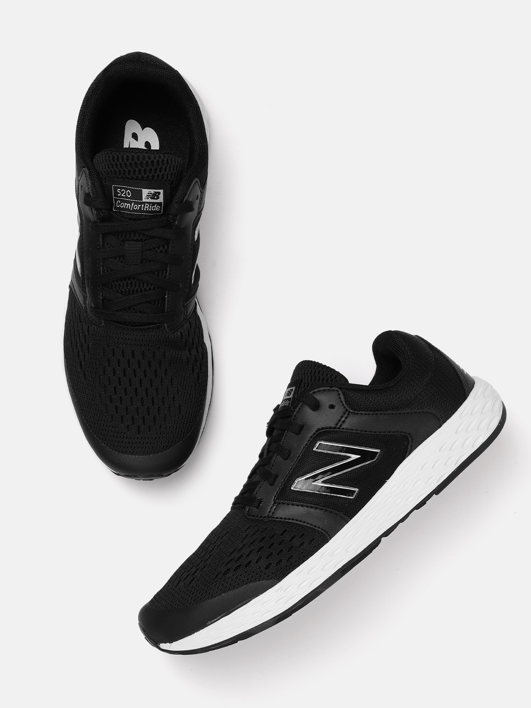 

New Balance Men Woven Design 520 Running Shoes, Black