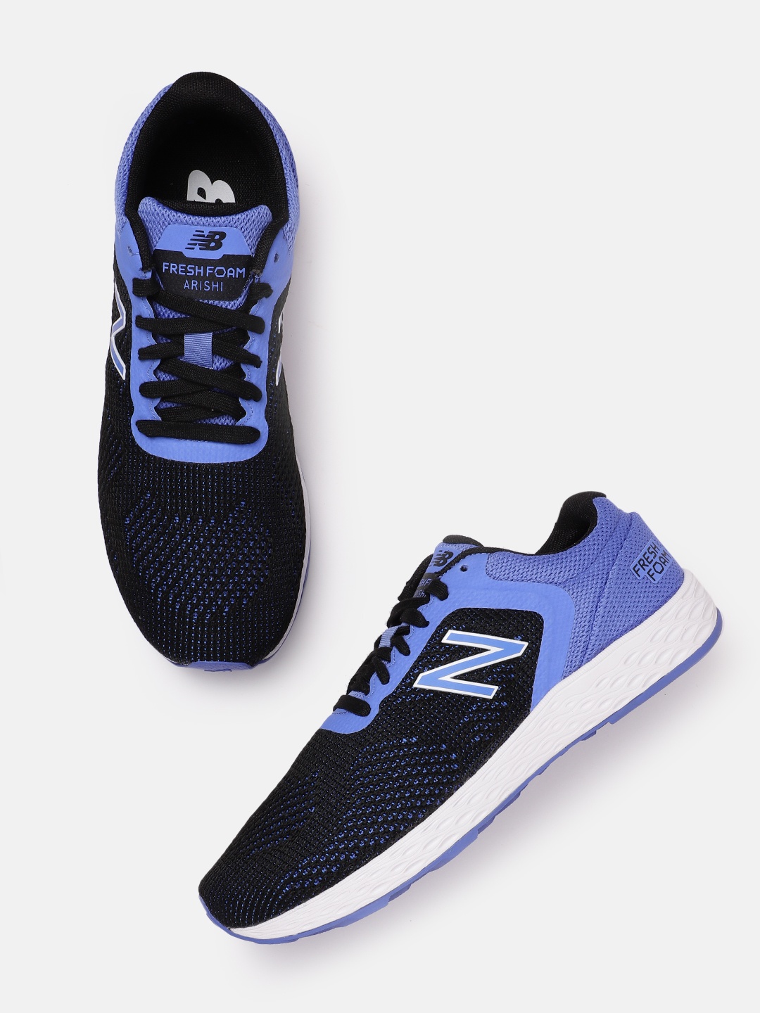 

New Balance Men Woven Design Fresh Foam Arishi V2 Running Shoes, Black