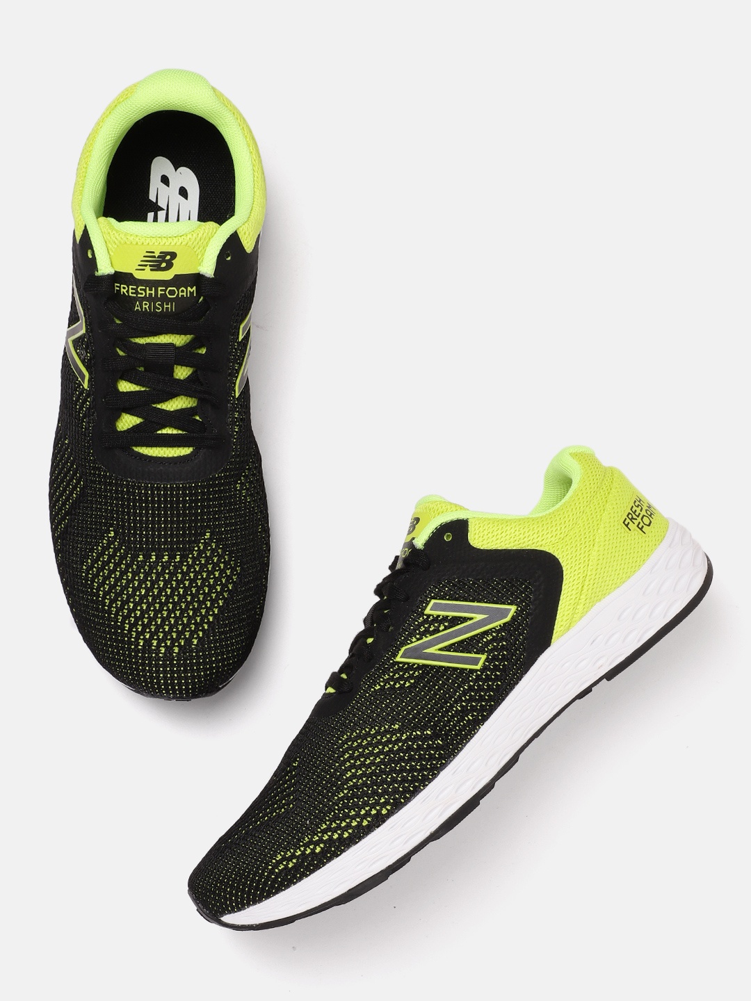 

New Balance Men Woven Design ARISHI MARISXC2-D-7.5 Running Shoes, Black