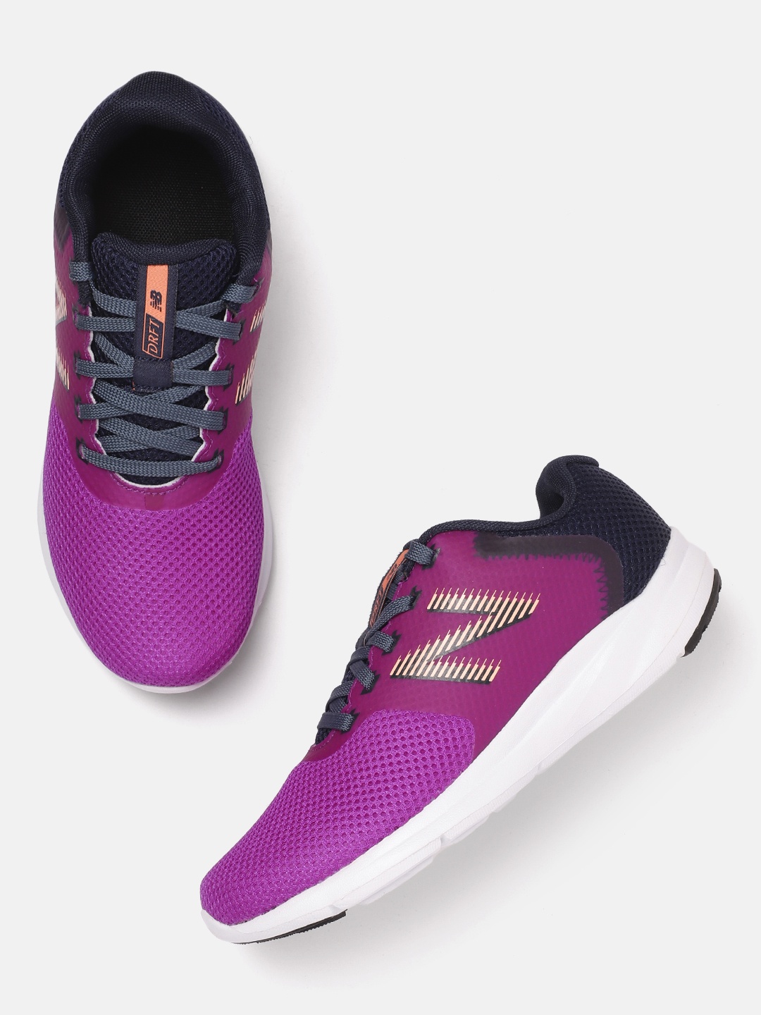 

New Balance Women Woven Design Drift Running Shoes, Purple
