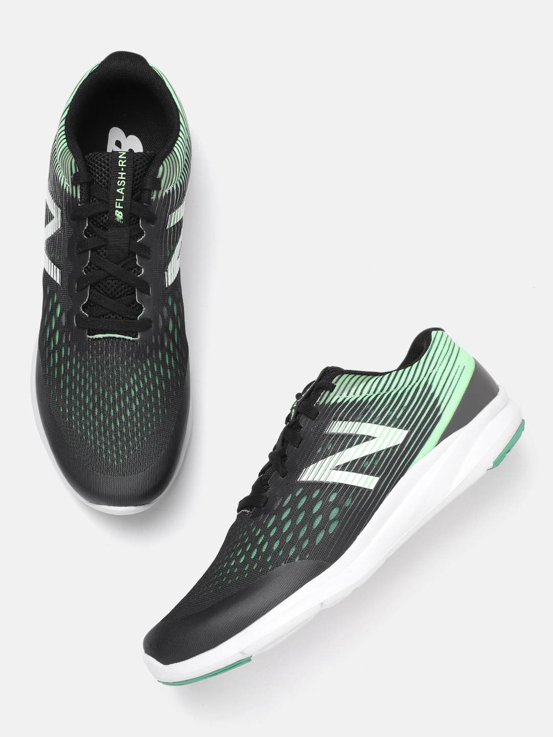 

New Balance Men Flash Running Shoes, Black