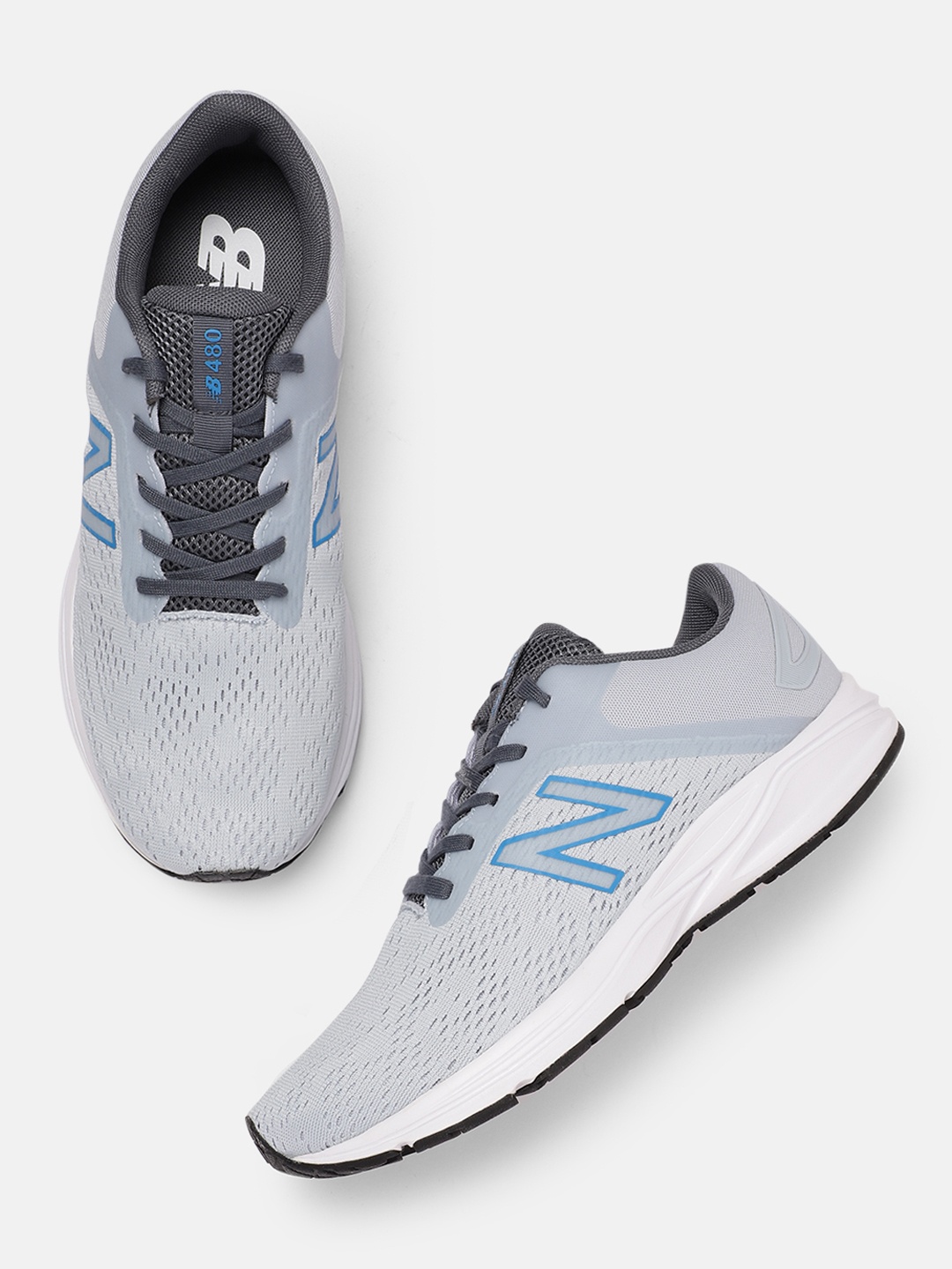 

New Balance Men Woven Design 480 Running Shoes, Blue