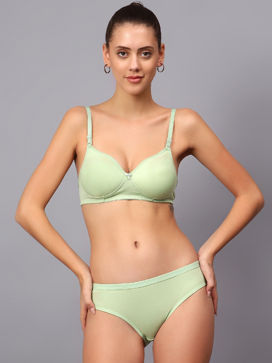 

JJAAGG T Lightly Padded Lingerie Set JAG-WL-141-24, Green