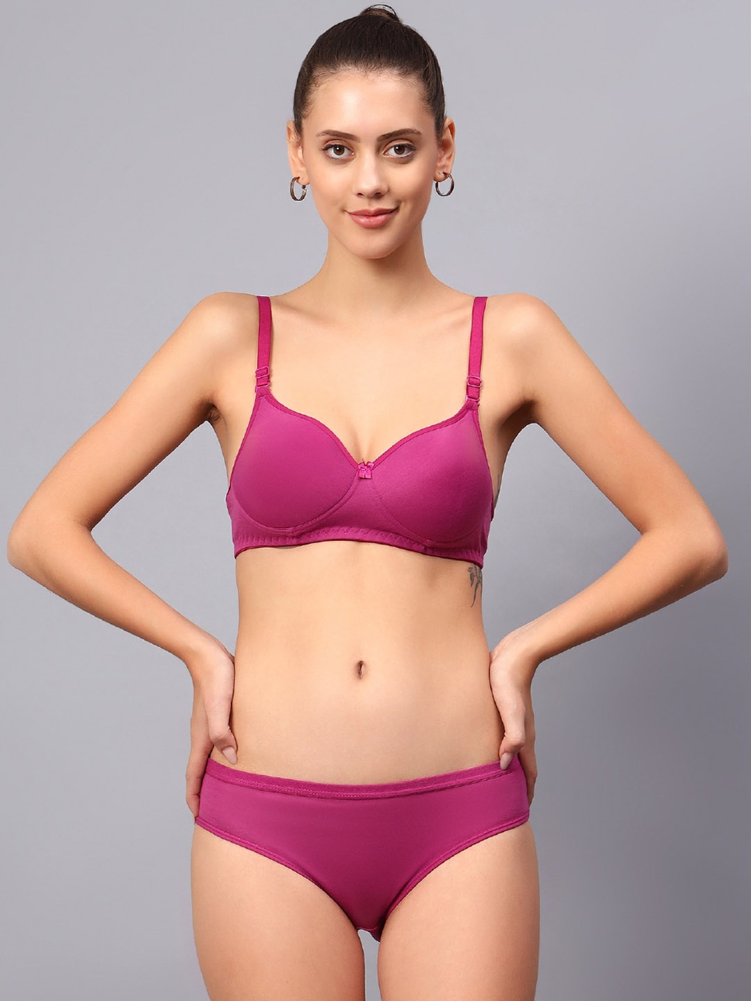 

JJAAGG T Lightly Padded Lingerie Set JAG-WL-146-24, Magenta