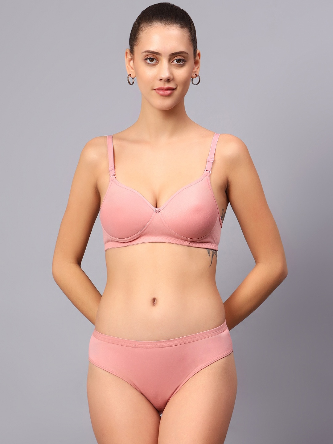 

JJAAGG T Lightly Padded Lingerie Set JAG-WL-142-24, Pink
