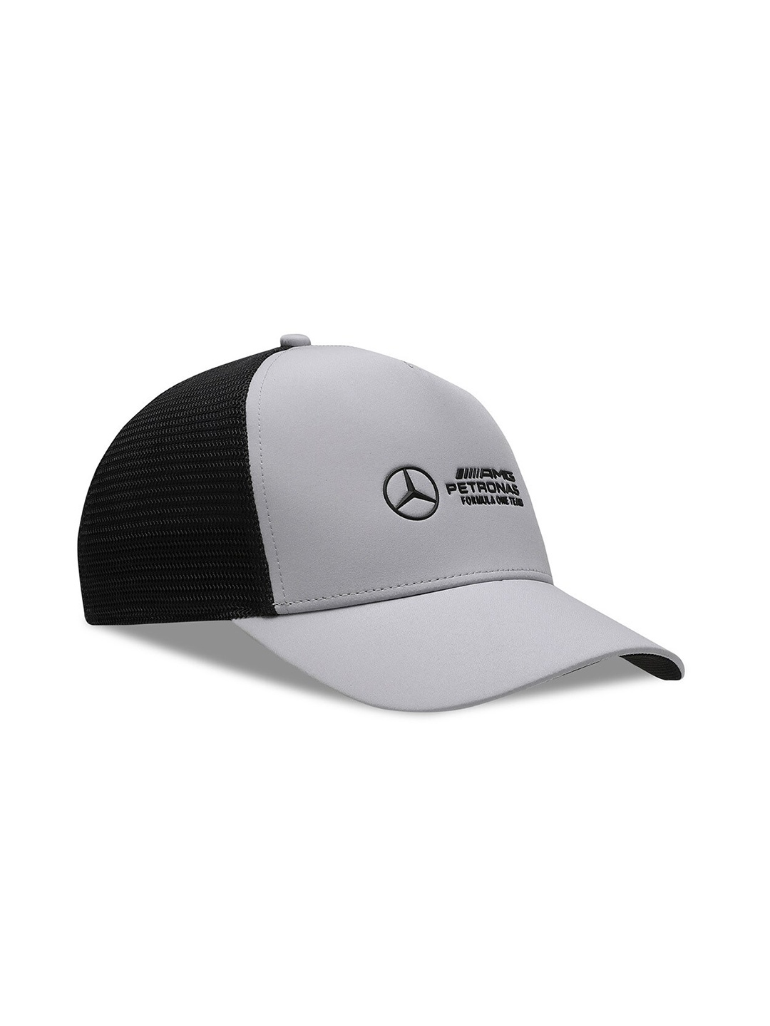 PUMA Motorsport Unisex Mercedes-AMG Petronas Motorsport Trucker Cap, Grey