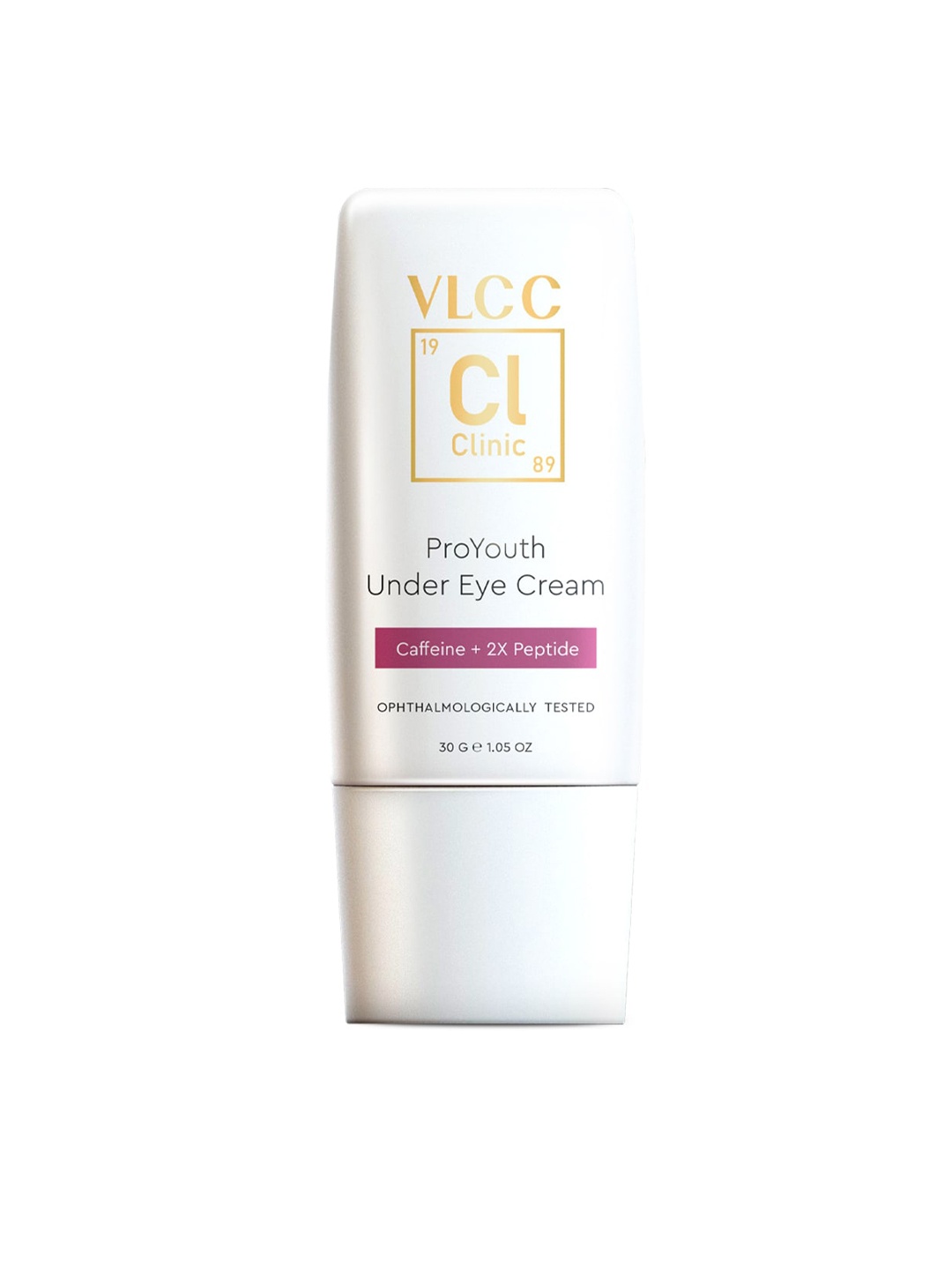 

VLCC Clinic ProYouth Under Eye Cream with Caffeine & Peptide - 30 g, White