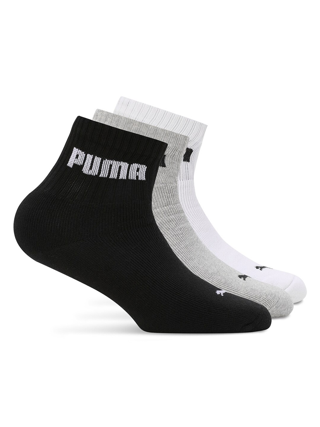 

Puma Sport Quarter Men Pack Of 3 Cotton Socks, White