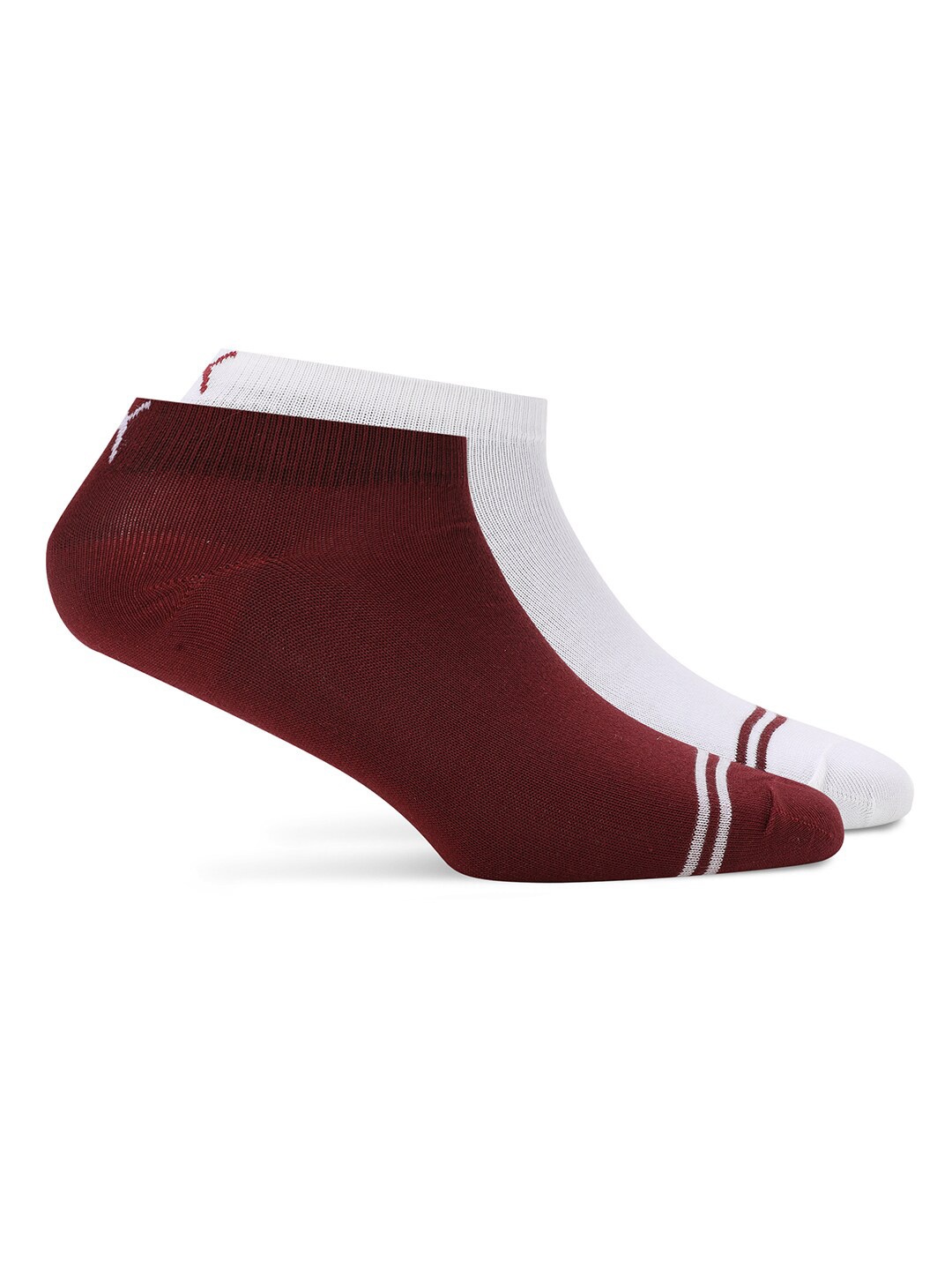 

Puma Unisex Pack Of 2 Cotton Ankle-Length Sneaker Socks, White