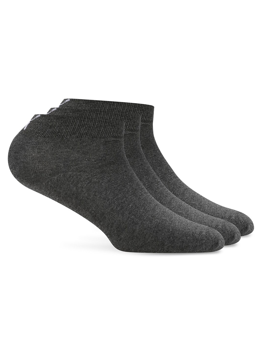 

Puma Unisex Pack Of 3 Quarter Ankle Length Socks, Grey