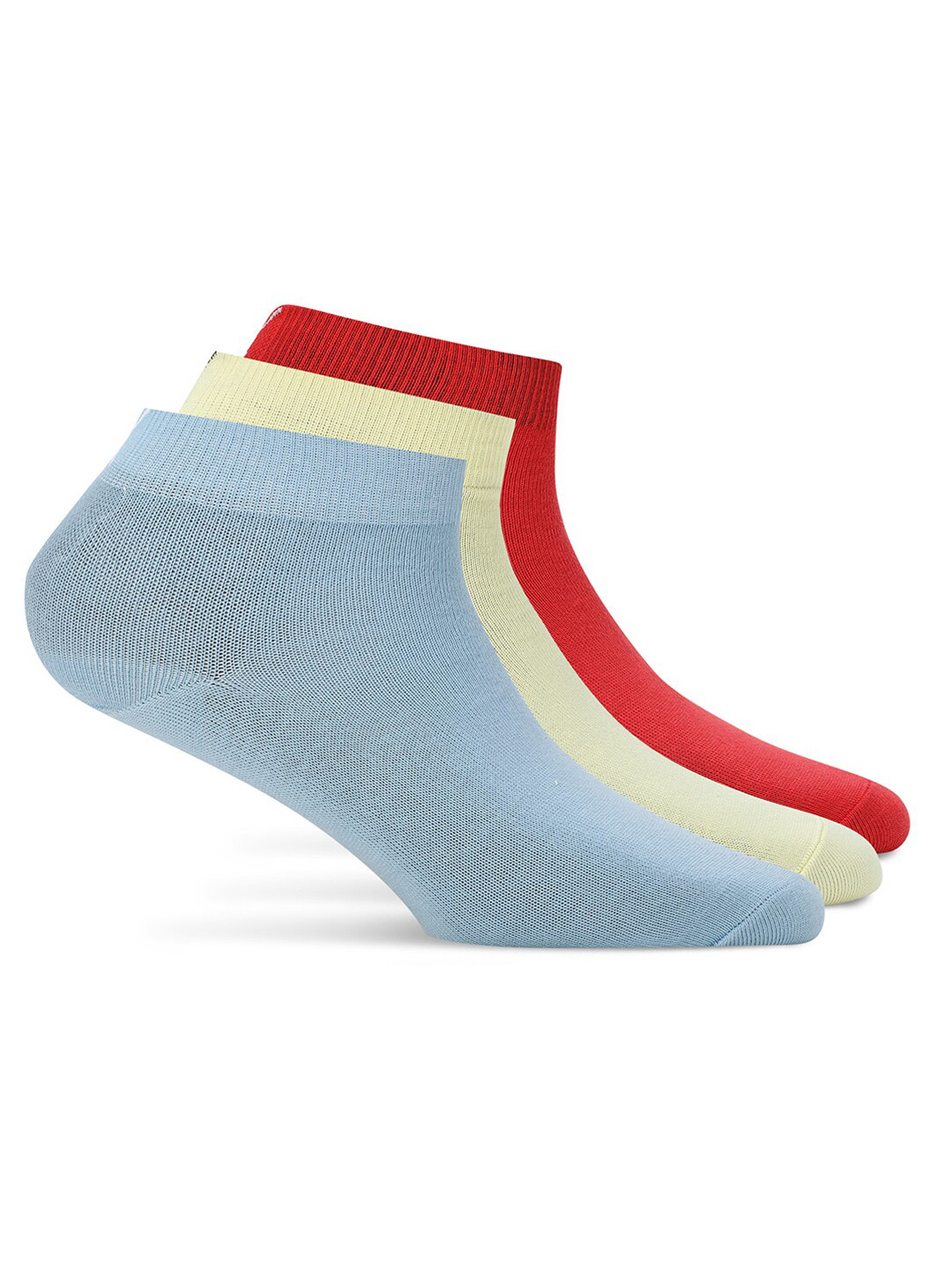 

Puma Unisex Pack of 3 Cotton Ankle-Length Quarter Socks, Yellow