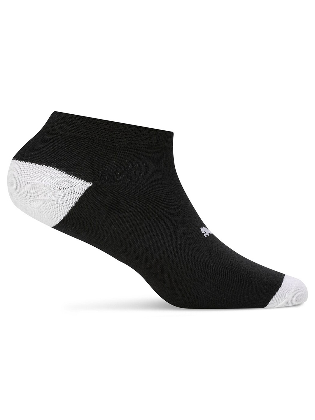 

Puma Unisex Patterned Cotton Ankle Length Sneaker Socks, Black