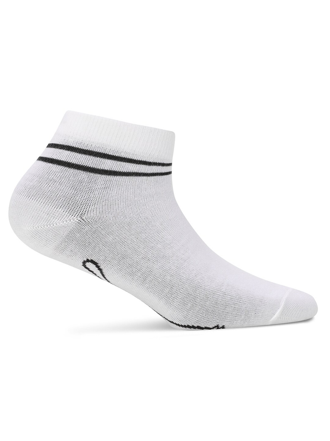 

Puma Unisex Cat Outline Quarter Cotton Ankle-Length Socks, White