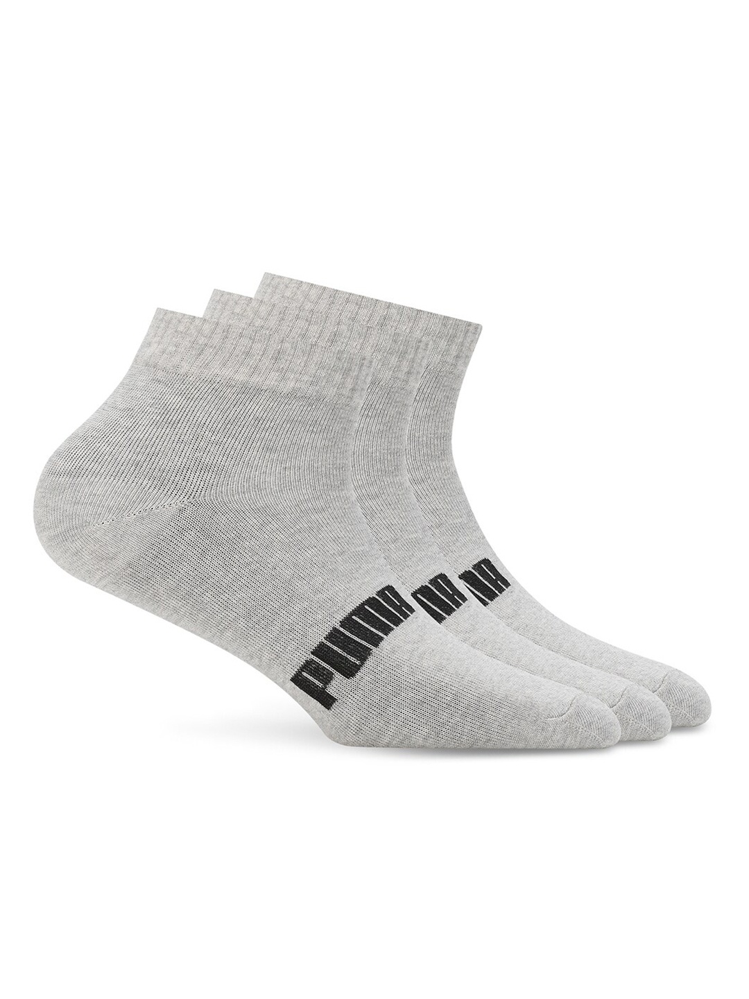 

Puma Unisex Pack Of 3 Socks, Grey