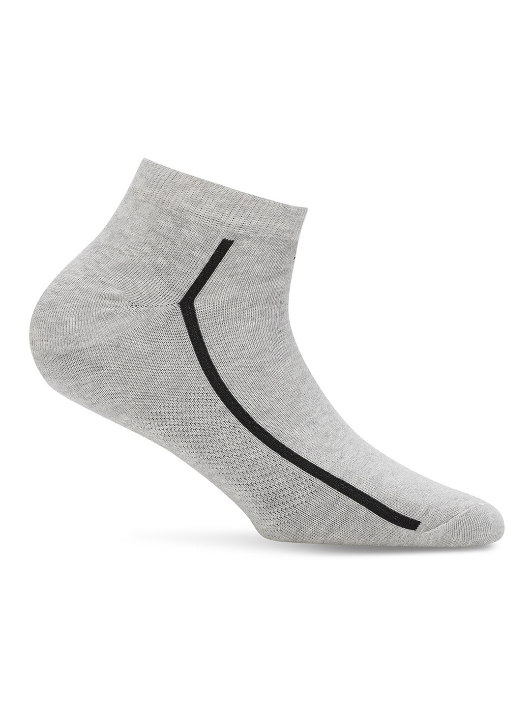 

Puma Men Textured Sneaker Socks, Grey