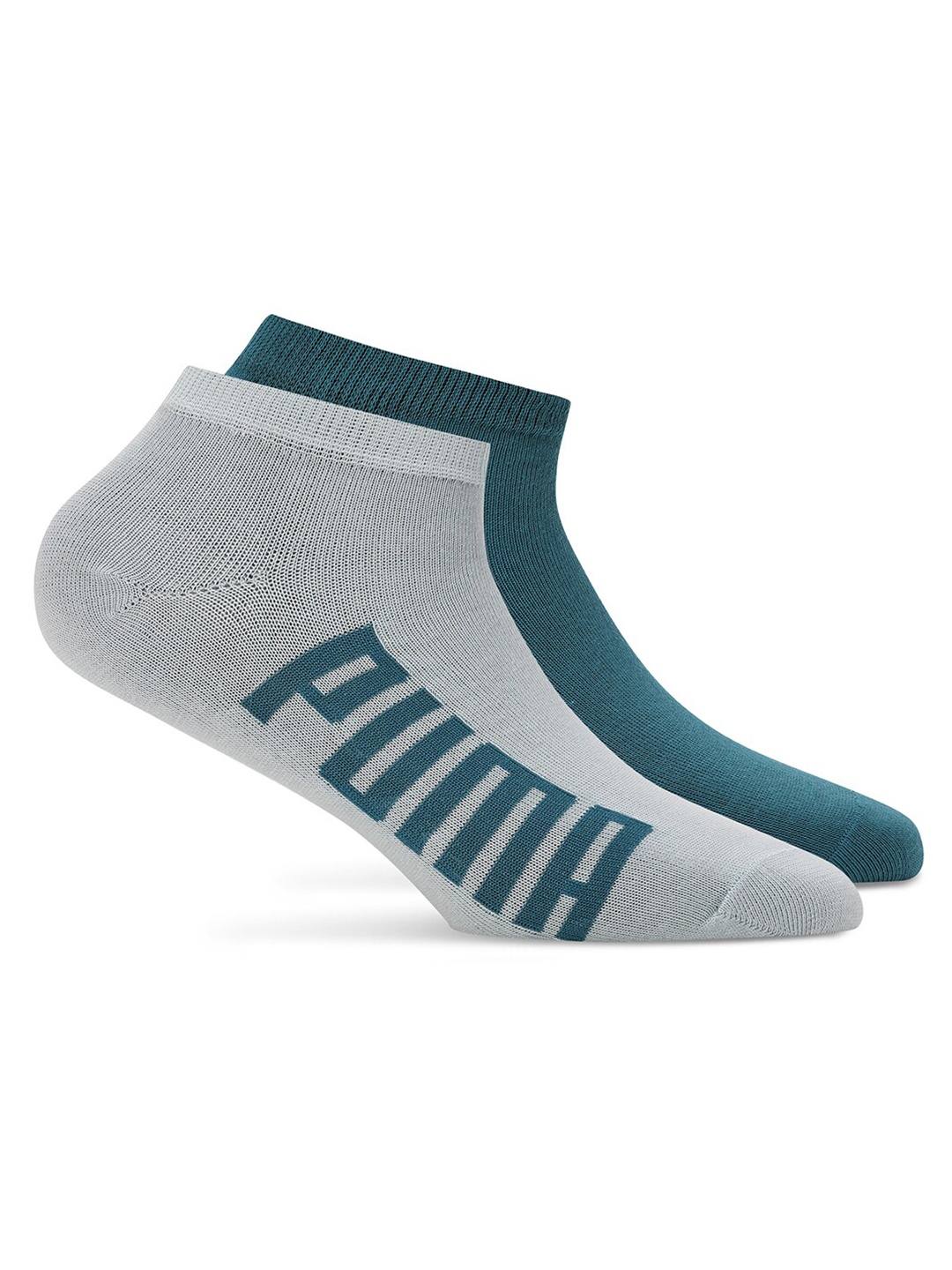 

Puma Men Pack Of 2 Ankle Length Socks, Blue