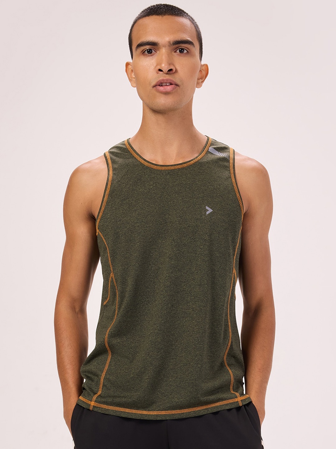 

Bombay High Performance Gym Innerwear VestsBHACTM24-1004O, Olive